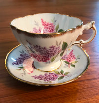 PARAGON Teacup and Saucer LILAC Pattern ByAppointment Beautiful