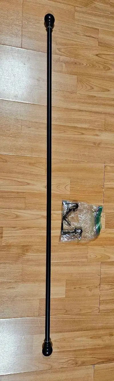 Black Metal Curtain Rod, View more