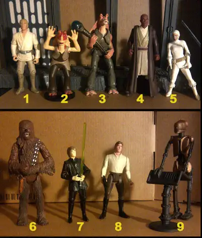 Star Wars figures (Clone Wars, Emperor Royal Guard, etc), View more