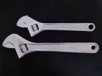 Pair of Adjustable Wrenches