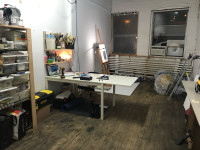 Professional artist studio, 200sq ft, St Henri. Heat/parking inc