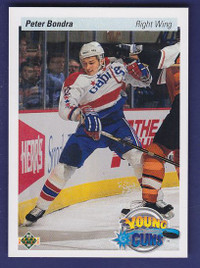 Peter Bondra RC HOF 1990-91 Upper Deck Hockey Young Guns #536