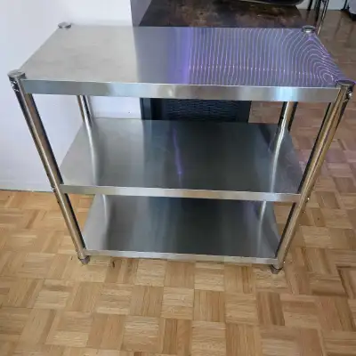 kitchen island with shelves , View more
