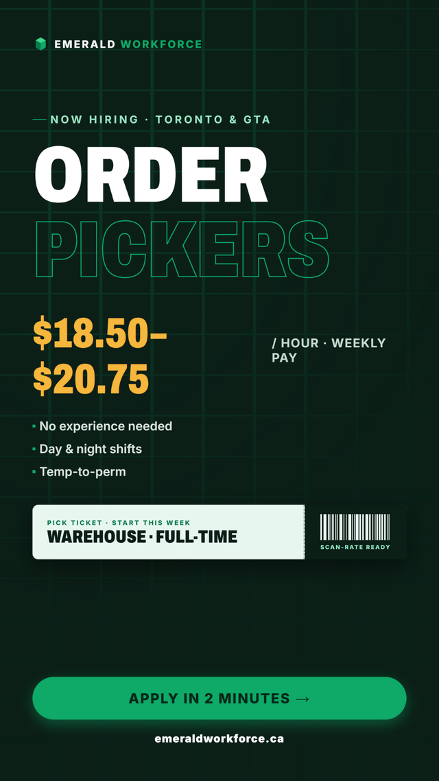 Order Picker | General Labour | City of Toronto | Free local ...