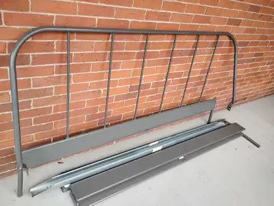 Ikea Kopardal King Size Metal Bed Frame!, View more