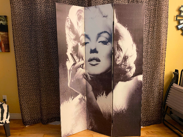 Marilyn Monroe bifold room divider in Home Décor & Accents in Saint John - Image 4
