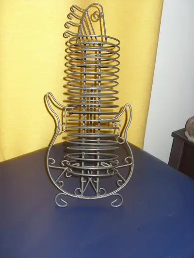Guitar shaped CD storage rack, View more