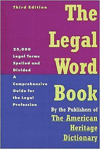 New Legal Word Hardcover Book + new/sealed hardcover  Thesaurus