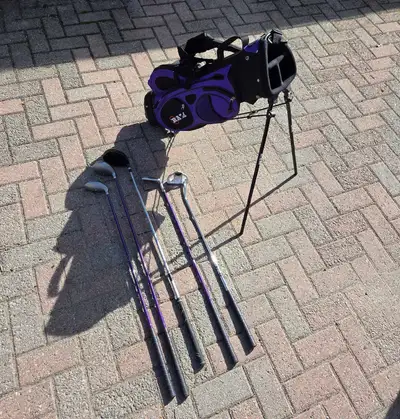 Kids Set of Golf Clubs with Stand Bag, View more