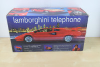 Lamborghini Téléphone Vintage 1994 Neuf très rare Telemania
