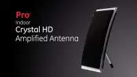 Indoor Crystal HD Television Amplified Antenna