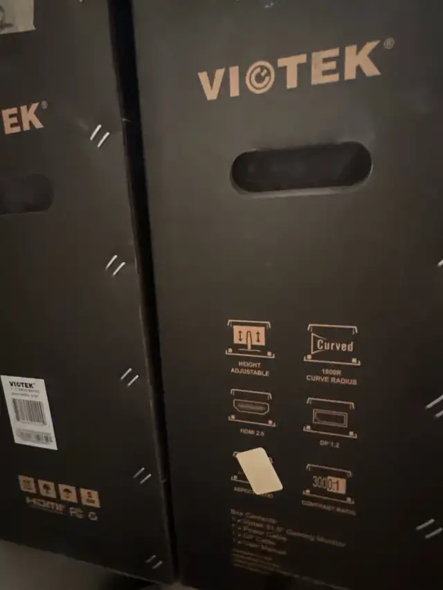 BNIB 27 inch 1440P 144hz Viotek gaming monitor in Monitors in City of Toronto - Image 2