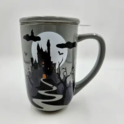 Davids Tea Nordic Mug Color Changing Bats Haunted Castle Hallowe, View more
