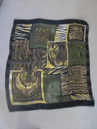 ladies large tiger scarf, View more