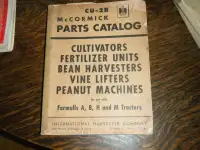 Farmall Cultivator, Peanut Machine for A, B, H, M Tractor Manual