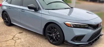 * 2022up Civic Sedan NVK-RS Version Glossy Black Trunk Spoiler ABS - $155.00 Feature: * Design: NVK...