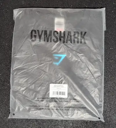 Onyx 5.0 Gymshark Long Sleeve T-Shirt Black/Onyx Grey (Large), View more