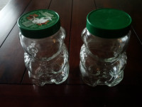 Vintage 1988 glass Kraft peanut butter jars just $20 for both!