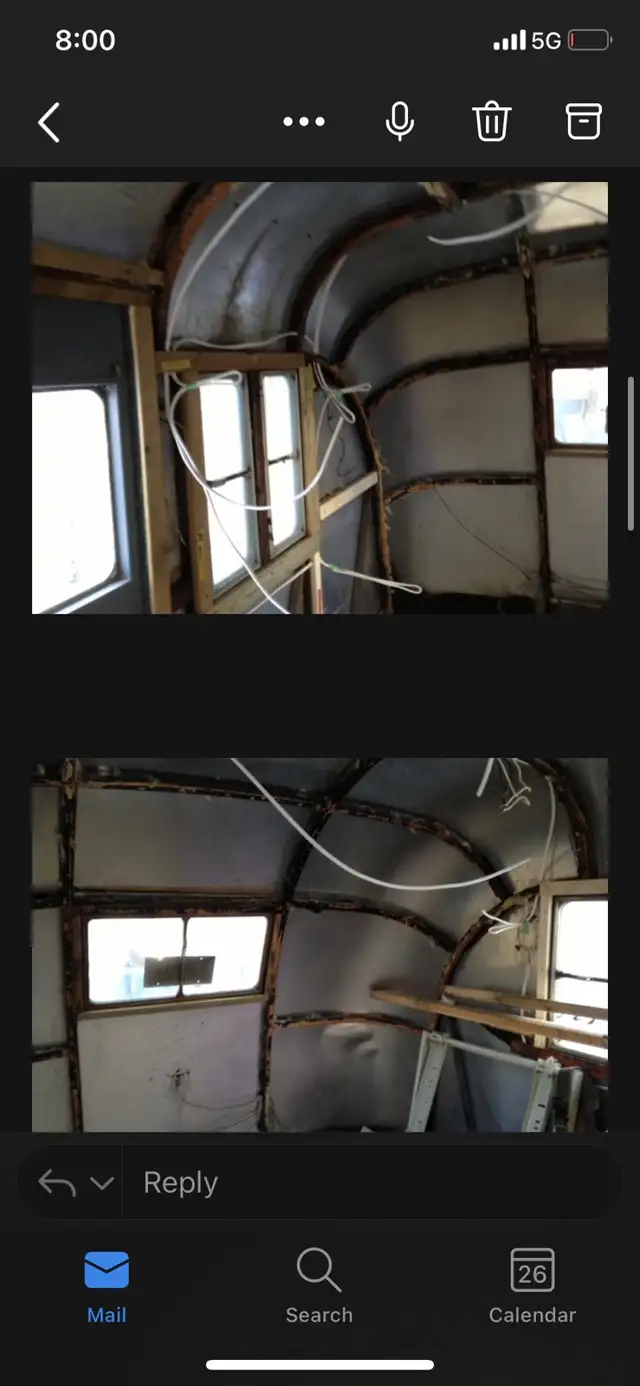 1957 rully restored vagabond trailer in Park Models in Bedford - Image 10