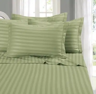New-4-Piece Bed Sheet Set - Queen Green, View more