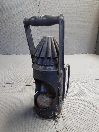 Lanterne de police J&R Oldfuld Birmingham 1900 à l'huile. ***Plusieurs articles à vendre, voir mes a...