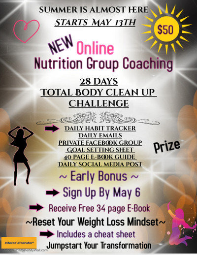 28 days Total Body Clean Up Challenge Online (English)