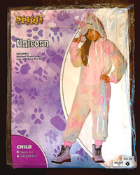 Unicorn Hooded Plush Union for Child