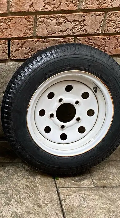 Trailer Wheel 4.80-12 with 75% Tread, View more