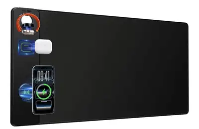 4 in 1 mouse pad with magnetic wireless charging, View more