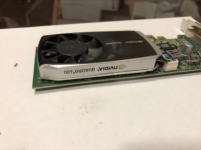 HP NVIDIA QUADRO 600  PCIe Video Graphics Card in System Components in Bedford - Image 2