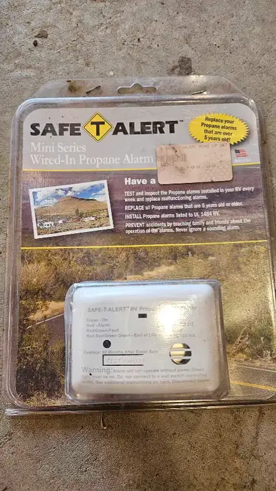 Safe T Alert RV propane alert. Brand new in box, never installed. Not needed. $75 OBO