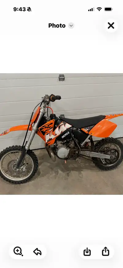 Immaculate condition 2008 KTM SX65 dirt bike for sale. Top and bottom end were completely rebuilt at...