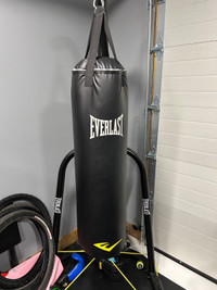 Punching bag and stand 