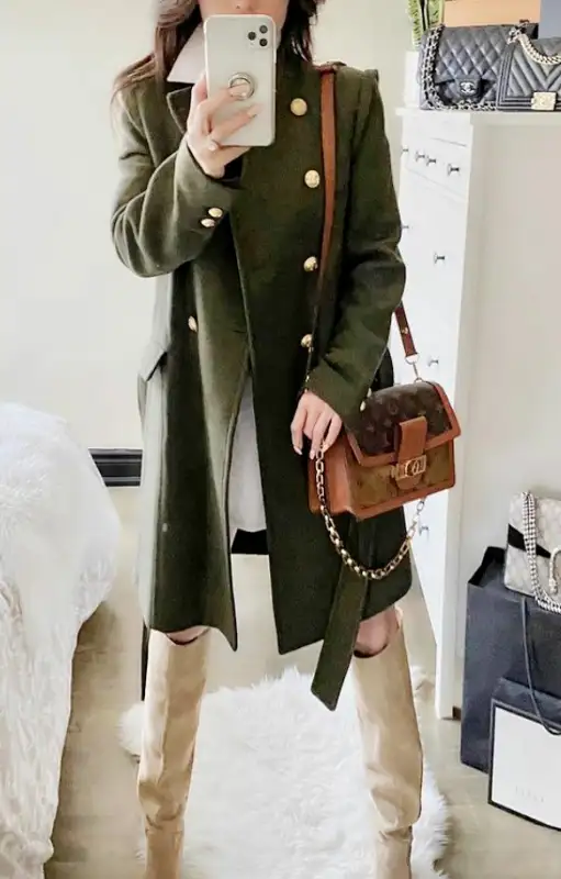 Zara manteau laine wool coat jacket outerwear blazer aritzia top in Women's - Tops & Outerwear in City of Montréal - Image 2