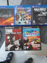 PS2 PS4 video games