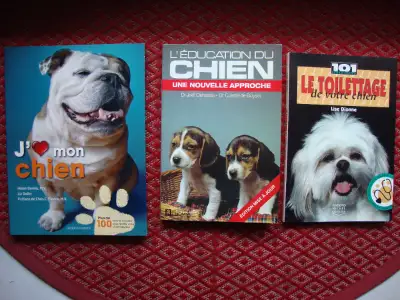 Livres sur les chiens $5.00, View more