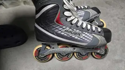 Bauer Vapor Inline Skates - Senior. Size 10. Used but in perfect condition aluminum Violator chassis...