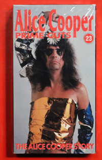 Alice Cooper Prime Cuts VHS from 1991