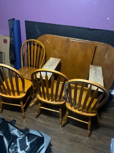 dinning table and chairs, View more