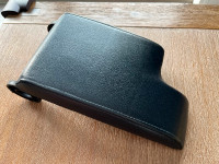 BMW E46 black Montana leather front armrest