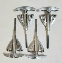 Vintage Ludwig Bass Drum Claws and T Rods.