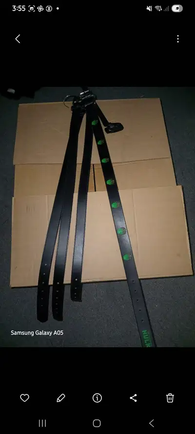 Kids youth small leather belts, View more