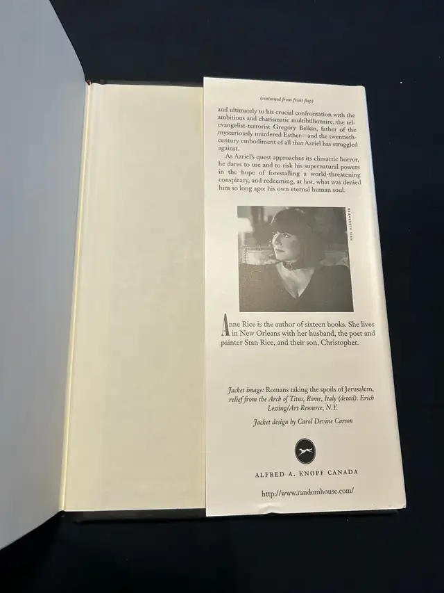 Anne Rice novel “Servant of the Bones” in Fiction in City of Toronto - Image 9