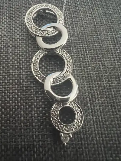 10 k diamond necklace , View more