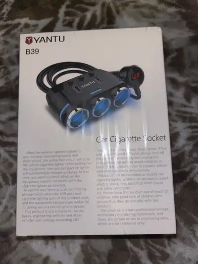 I'm offering a brand new Yantu car cigarette lighter adapter. If you're seeing this ad, the Yantu ca...