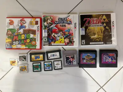 Gameboy/Gameboy Advance/3DS/DS/Game Gear Games. Updated 2, View more