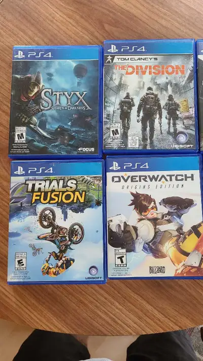 Various Sony PS4 games, View more