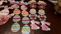 Easter Bunny signs & baskets