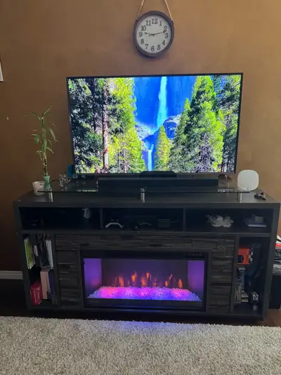 TV Stand with Electric Fireplace, View more