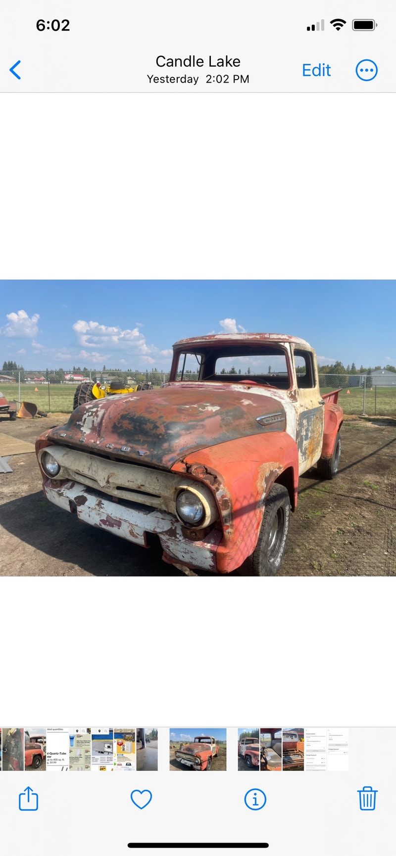 1956 F100 4X4 Cars & Trucks Prince Albert Kijiji
